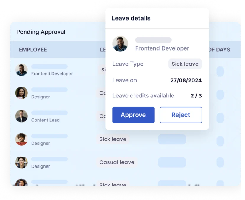 Leave approval