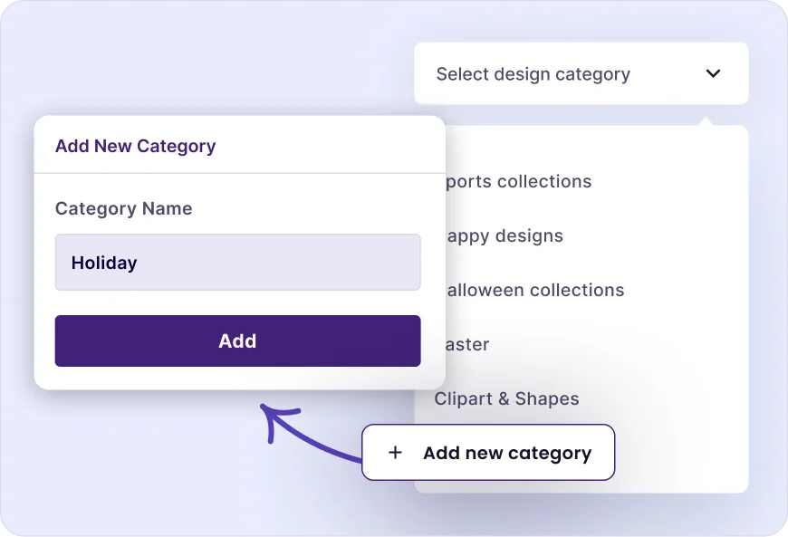 Add new design category